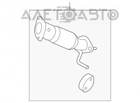 Tubul de admisie Hyundai Elantra UD 11-16 1.8