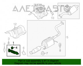 Tubul de admisie Kia Soul 14-19 1.6