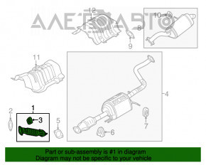 Tubul de admisie Kia Soul 14-19 2.0