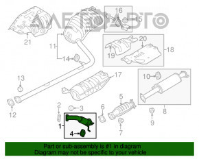 Tubul de admisie Hyundai Sonata 15-19 1.6T