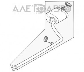 Silencer spate cu tanc pentru Hyundai Sonata 20- 2.5 SE