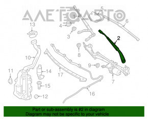 Leash stânga a fărașului Infiniti QX30 17-