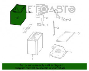 Capacul bateriei Lexus RX400h 06-09