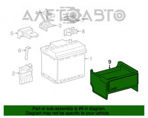 Кожух АКБ Toyota Prius 50 16-