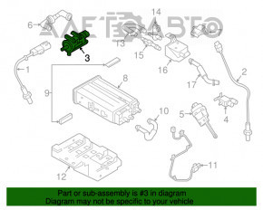 Клапан продувки паров топлива Hyundai Sonata 15-19