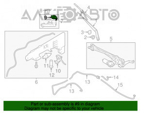 Capacul rezervorului de lichid de spălare Nissan 350z