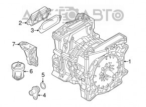 Motor electric Nissan Leaf 13-15 44k