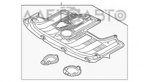 Защита двигателя Kia Soul 14-19