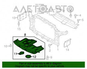 Protecția motorului Kia Soul 14-19