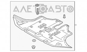 Защита двигателя Hyundai Santa FE 19-20 2.0, 2.4 надрывы