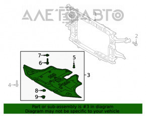 Защита двигателя Hyundai Santa FE 19-20 2.0, 2.4