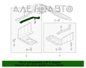 Suport motor central pentru protecție Kia Optima 11-15