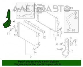 Grila radiatorului dreapta Kia Niro 17-22 HEV, PHEV, nou, original OEM