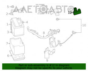 Клемма минусовая АКБ Subaru Outback 20-