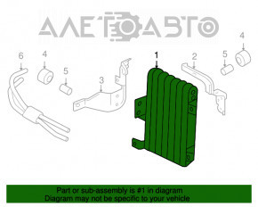 Radiatorul de răcire a cutiei de viteze automată Mitsubishi Outlander Sport ASX 10-