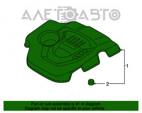 Накладка двигателя Hyundai Tucson 16-21 2.0