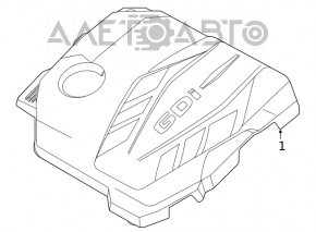 Capacul motorului Hyundai Sonata 20- 2.5