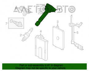 Bobina de aprindere Honda Accord 13-17 3.5