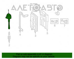 Катушка зажигания Honda Accord 13-15 дорест hybrid