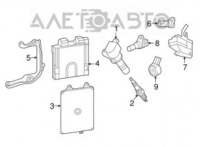 Bobina de aprindere Acura ILX 13-15 noua originala OEM