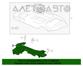 Накладка двигателя Honda Accord 18-22 2.0Т нижняя