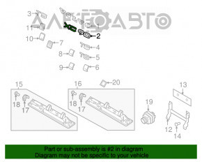 Emblema inscriptionată XC90 pe ușa portbagajului Volvo XC90 16-22