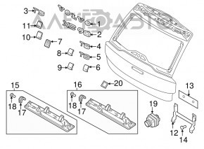 Inscripție emblemă XC90 hayon Volvo XC90 16-22 nou original OEM