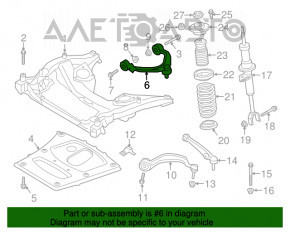 Maneta superioară față stânga BMW 5 F10 10-16