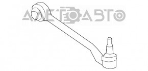 Maneta fata jos spate stanga BMW X3 F25 11-17 nou original OEM