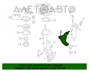 Maneta inferioară față stânga Mini Cooper Countryman R60 10-16