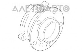 Butuc roată față dreapta BMW X5 E70 07-13 nou OEM original