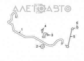 Bară stabilizatoare față stânga BMW X3 F25 11-17 nou aftermarket APPLUS