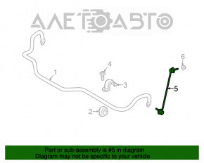 Bara de stabilizare față dreapta pentru BMW X3 F25 11-17