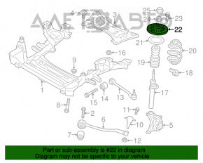 Suport amortizor față stânga BMW X3 F25 11-17