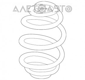 Arcul elicoidal frontal stânga BMW X3 F25 11-17