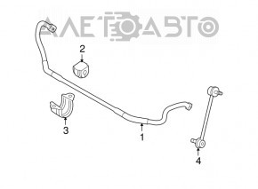 Стабилизатор передний BMW 335i e92 07-13