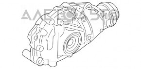 Передний редуктор раздатка BMW 5 F10 11-17