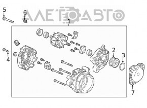 Generatorul Honda Civic X FC 18-20 1.5T