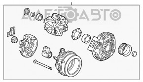 Генератор Honda Accord 13-17 3.5