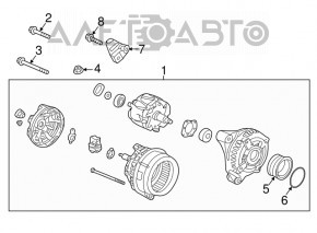 Generatorul Acura MDX 14-20 TN104211-8510