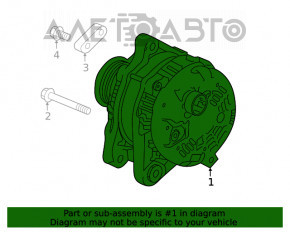 Генератор Honda Accord 18-22 2.0T