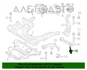 Шаровая опора передняя правая BMW 5 G30 17-23 AWD