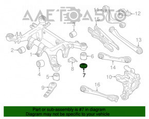 Опорная шайба заднего подрамника прав BMW 7 G11 G12 16-22
