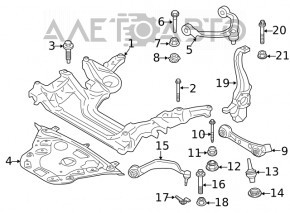 Maneta sus fata stanga BMW 7 G11 G12 16-22 MEYLE