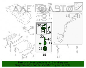 Pompă de combustibil Hyundai Tucson 16-20