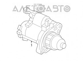 Стартер Honda Accord 13-17 3.5