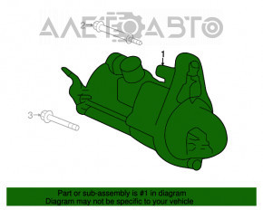 Starter Acura ILX 13-15 cutie de viteze automata pentru piese, care trebuie inlocuită.