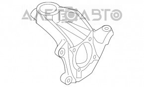 Capacul frontal dreapta BMW X1 F48 16-22 Standard