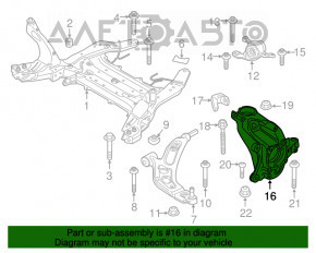 Capacul frontal dreapta BMW X1 F48 16-22 +30 min