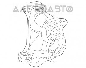 Capacul frontal stânga BMW X3 G01 18- reglabil plus